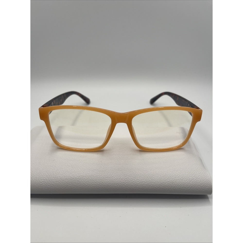 LUCKY BRAND VLBR006 MILKY ORANGE FULL RIM EYEGLASSES FRAMES 55-15-140 #659